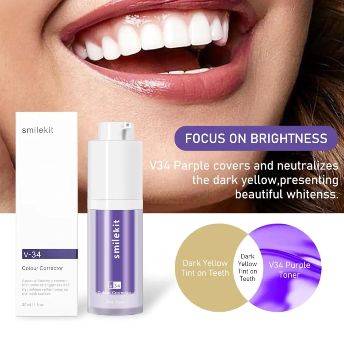 سفید کننده دندان smilekit v 34 اورجینال