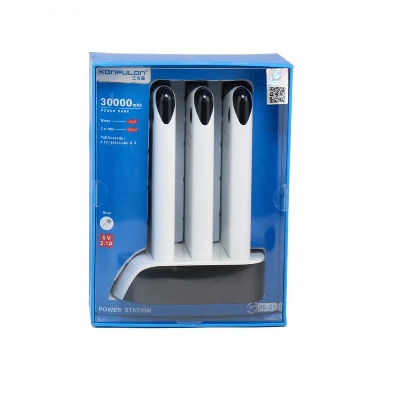پاوربانک کانفلون مدل PS-01 ظرفیت 30 هزار میلی امپر ساعت دوپورت 3 عددی