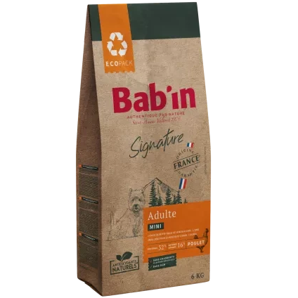 غذای خشک سگ مینی ادالت 6 کیلویی بابین Mini Adult Babin اورجینال