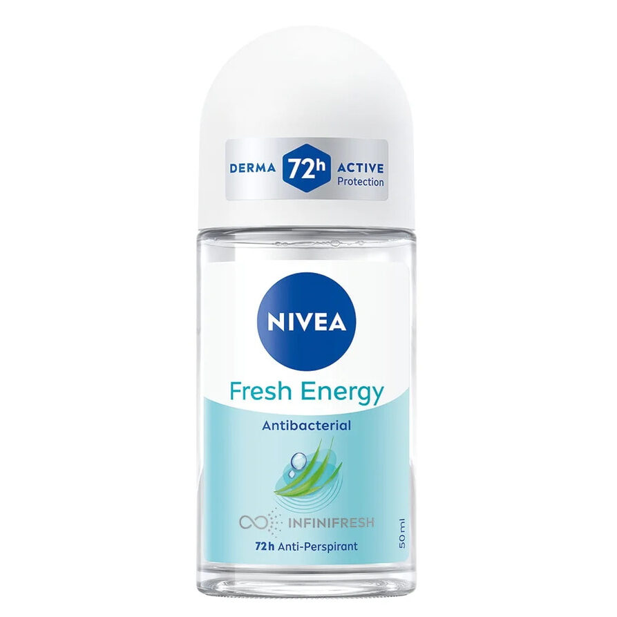 مام رول زنانه 72 ساعته فرش انرژی 50 میلNIVEA Fresh Energy Roll On