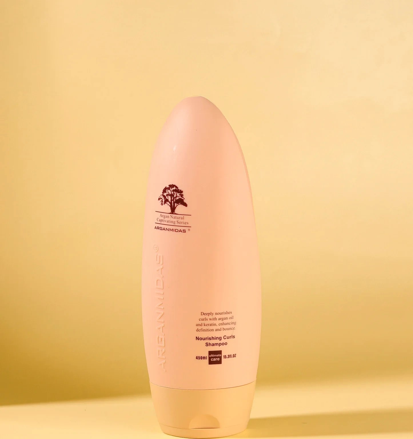 شامپو مغذی و تقویت‌کننده موهای فر آرگان میداس 450 میل Arganmidas Nourishing Curls Shampoo