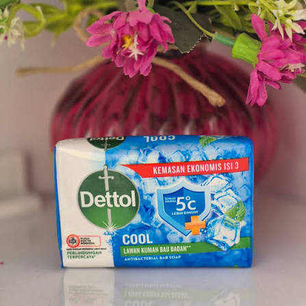 صابون آنتی‌باکتریال دتول DETTOL مدل خنک نعنایی حجم 100 بسته 6 عددی