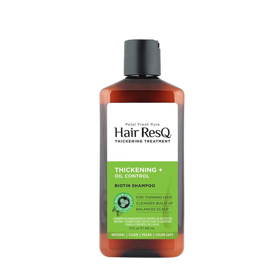 شامپو ضخیم کننده و کنترل چربی پتال فرش Petal Fresh ResQ Thickening Oil Control Biotin Shampoo 355ml