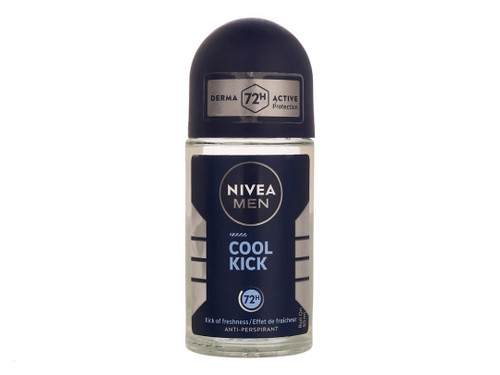 مام نیوا رولی کول کیک مردانه 50 میل NIVEA MEN Cool Kick Anti-Perspirant Roll On 50ml
