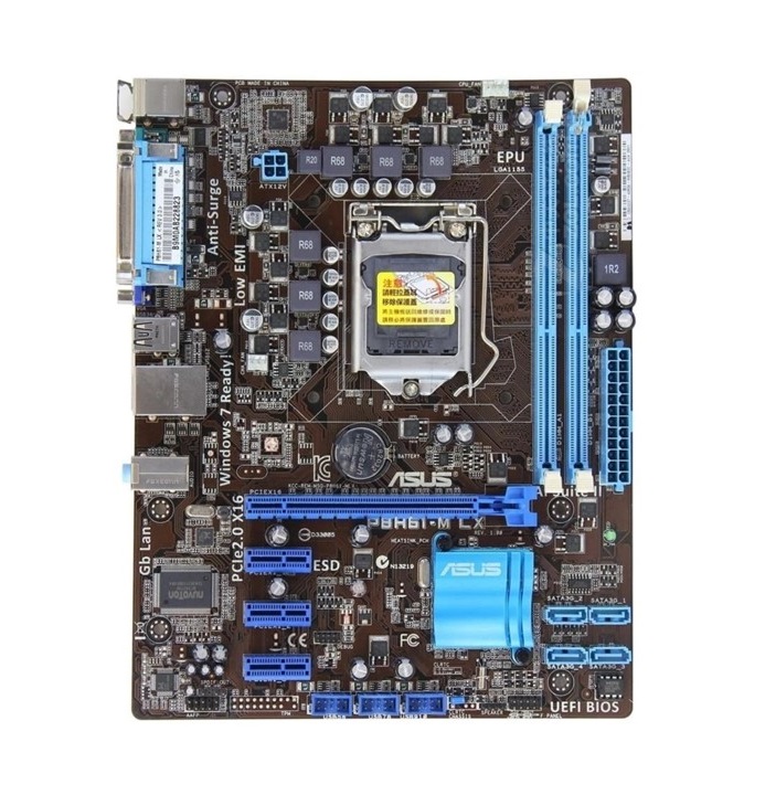 مادربرد ایسوس مدل P8H61-M LX با حافظه DDR3 استوک