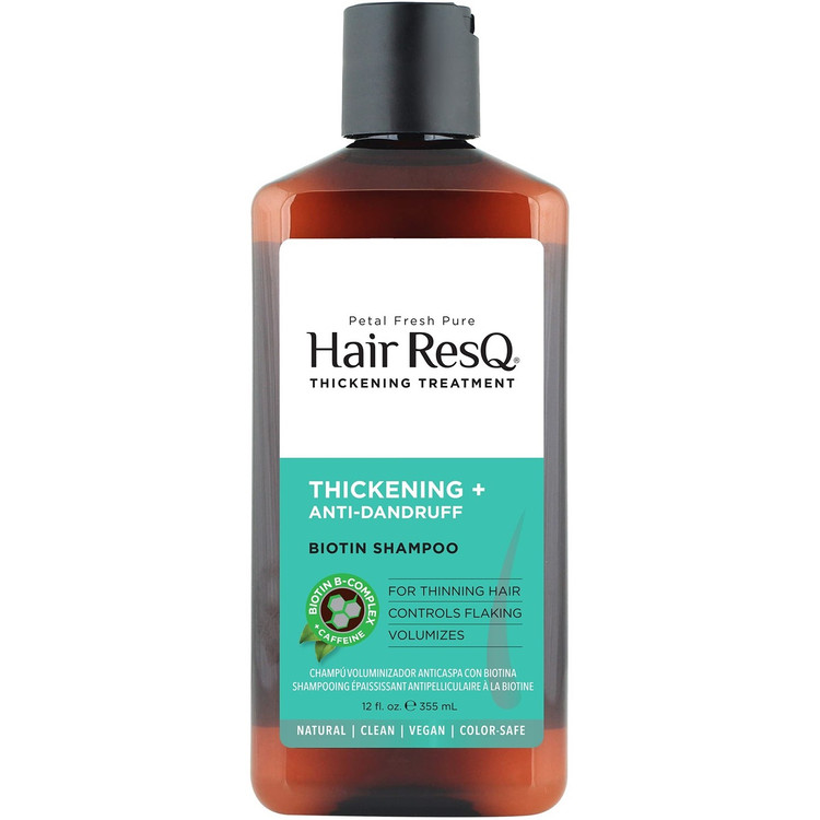 شامپو ضد شوره و ضخیم کننده مو پتال فرش Petal Fresh ResQ Thickening حجم 355 میلی لیتر