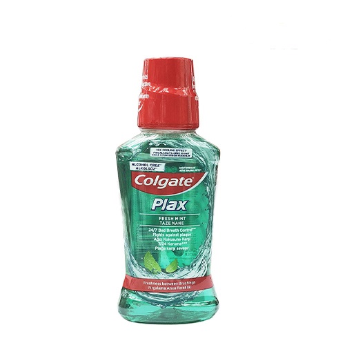 دهانشویه پلکس کلگیت مدل fresh mint حجم 250 میل