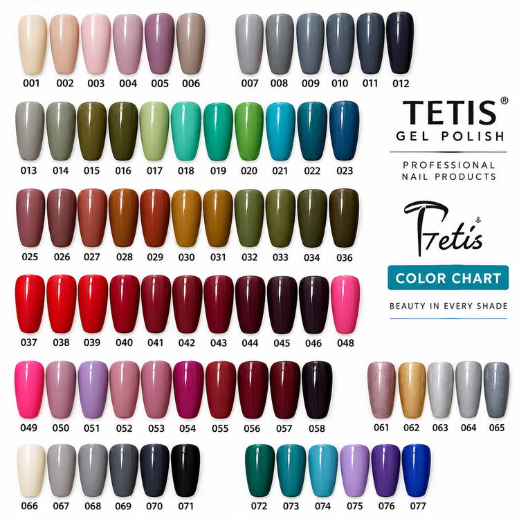 لاک ژل تتیس | Tetis Gel Polish | حجم 10میل